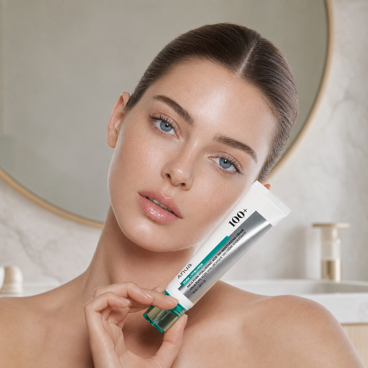 Anua - PDRN Hyaluronic Acid 100 Moisturizing Cream – Crema Hidratante con PDRN y Ácido Hialurónico 60 ml