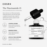COSRX - The Niacinamide 15 Acetyl Serum Glucosamine + Zinc PCA 20 ML | Serum Concentrado Antiacne