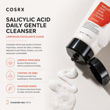 COSRX - Salicylic Acid Daily Gentle Cleanser, Limpiador exfoliante | 150 ML