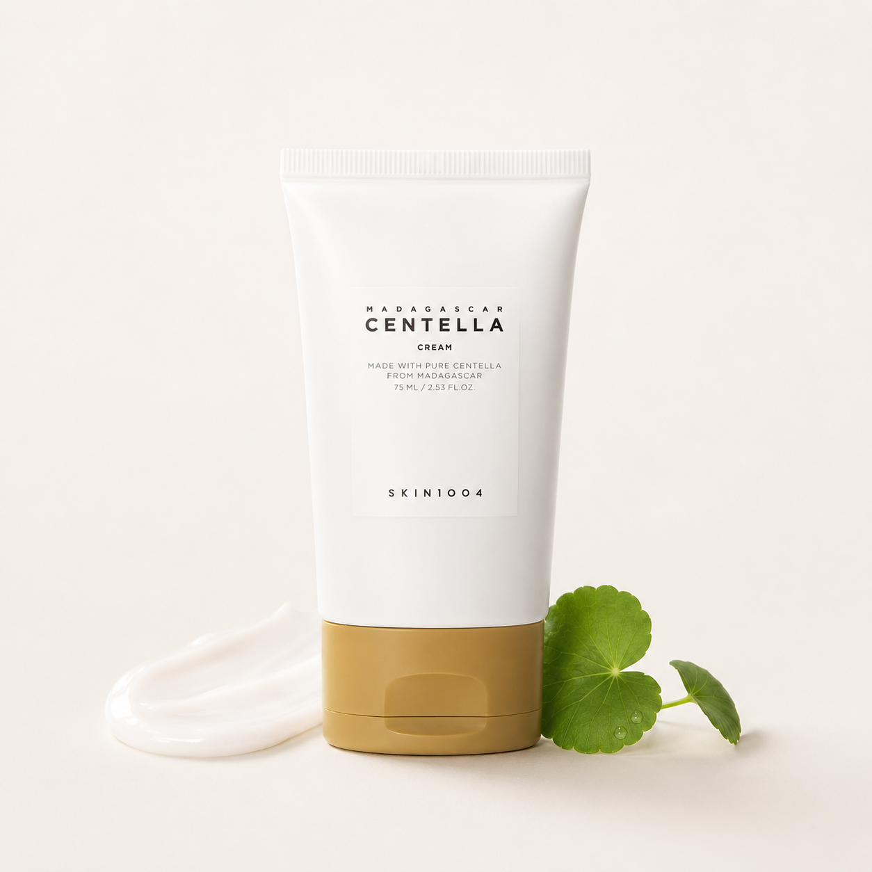 SKIN1004 - Madagascar Centella Cream, Crema Hidratante ligera, ayuda a calmar la piel irritada y protege y fortalece la barrera protectora de la piel, 75 ml