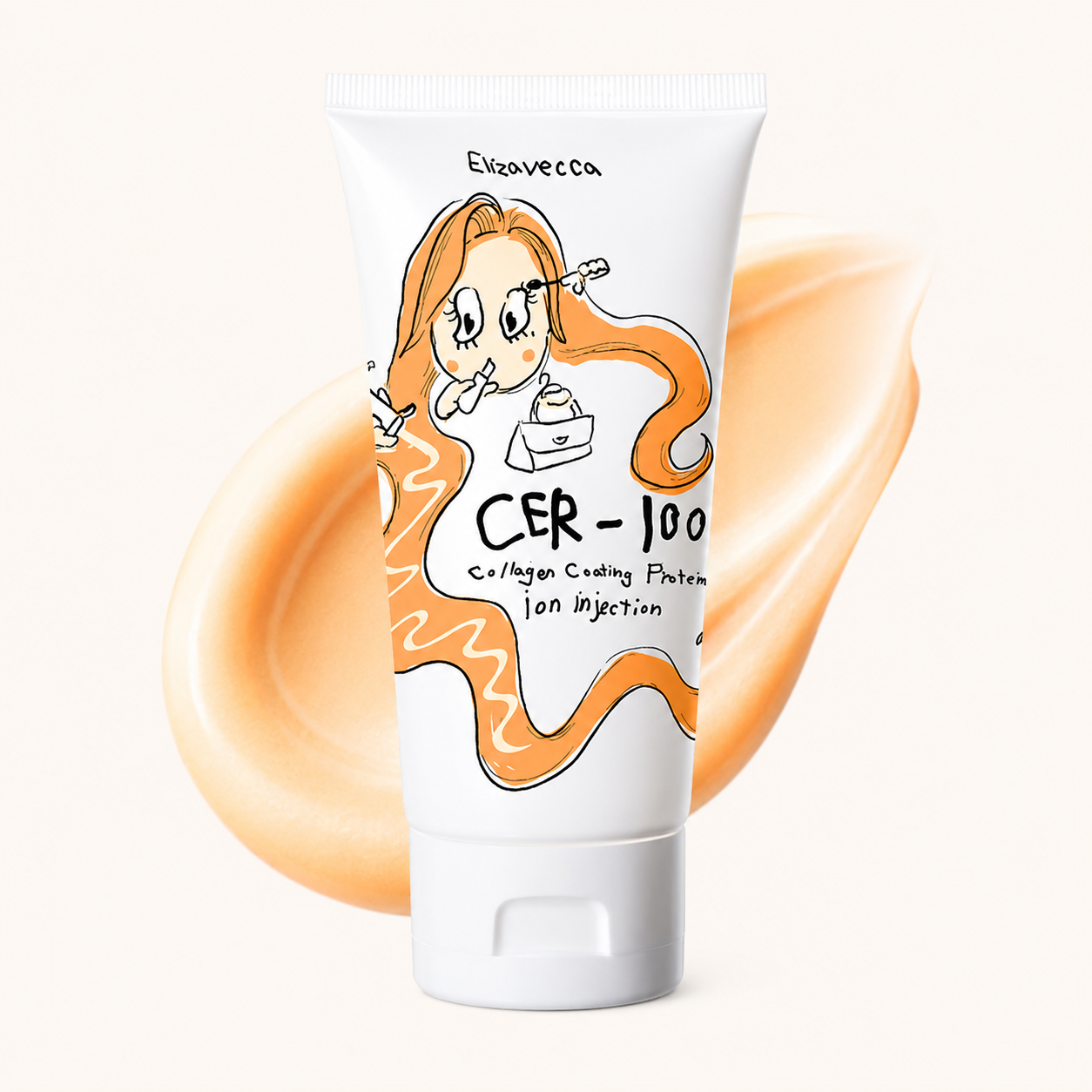 ELIZAVECCA - CER-100 Collagen Coating Protein Ion Injection | 50ml | Tratamiento hidratante sin enjuague