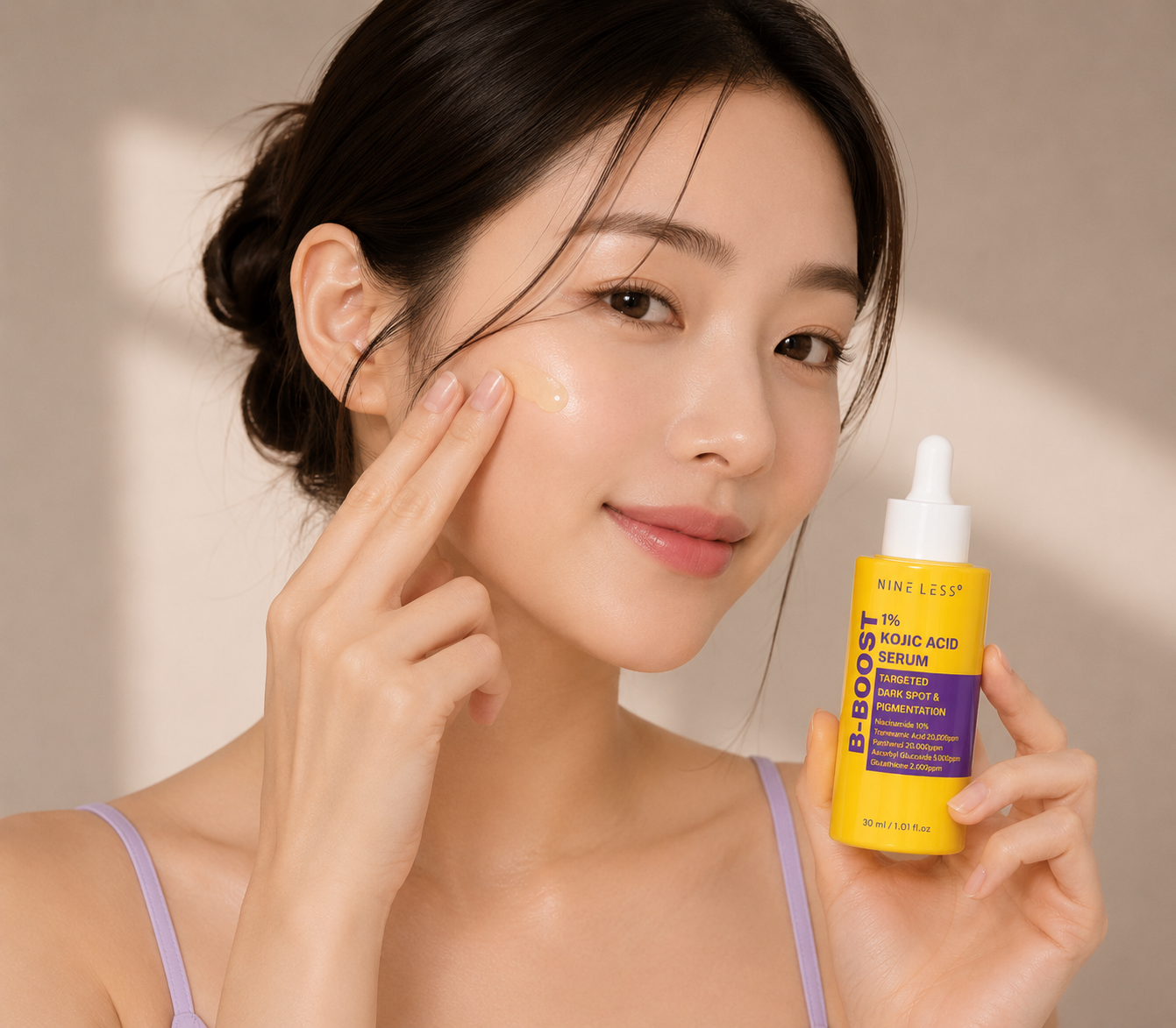 Nine Less - B-Boost 1% Kojic Acid Serum - Sérum Iluminador Antimanchas con Ácido Kójico y Niacinamida 30 ml