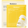 Biodance - Radiant Vita Niacinamide Real Deep Mask – Mascarilla de Hidrogel Iluminadora con Niacinamida, Glutatión y Agua de Piña 4 unidades