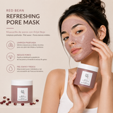 BEAUTY OF JOSEON – Red Bean Refreshing Pore Mask 140 ml – Mascarilla Exfoliante y Purificante de Poros