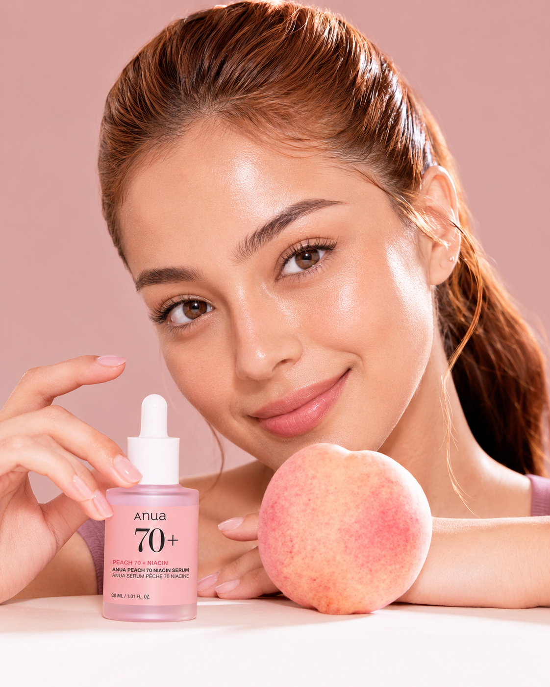 ANUA - Peach 70% Niacinamide Serum 30 ML | Suero Luminosidad Y Brillo
