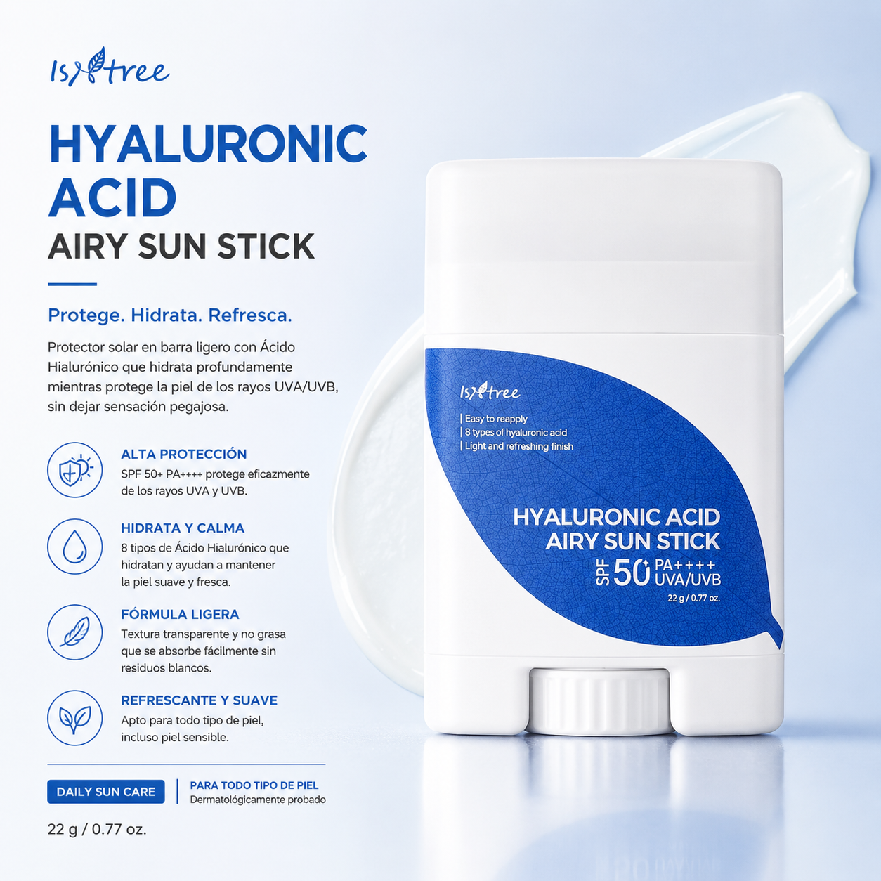 ISNTREE - Hyaluronic Acid Airy Sun Stick