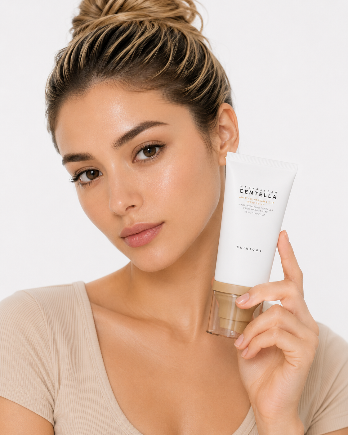 SKIN1004 – Madagascar Centella Air-Fit Suncream Light SPF30 PA++++ 50 ml – Protector Solar Mineral Calmante