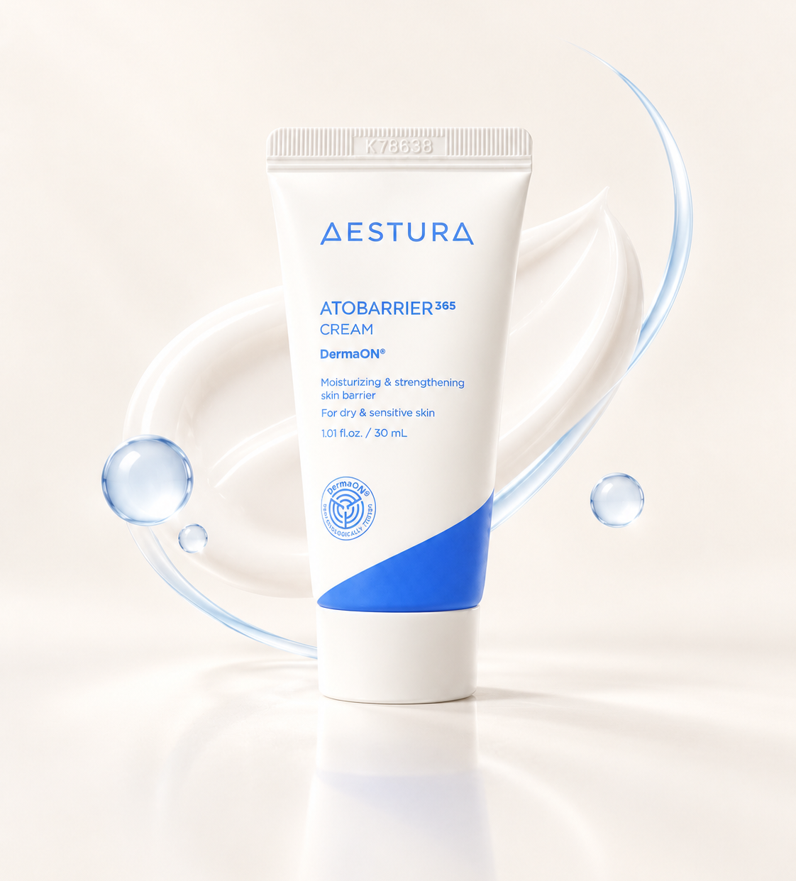 AESTURA – Atobarrier 365 Cream Mini 30 ml | Crema Reparadora con Ceramidas para Piel Seca y Sensible