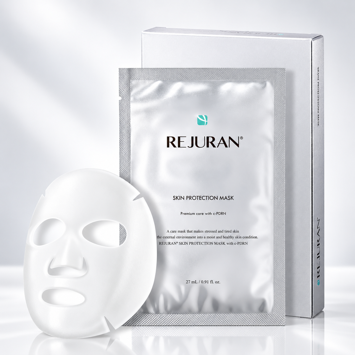 REJURAN – Skin Protection Mask c-PDRN 5 Sheets | Mascarilla Facial Hidratante y Calmante