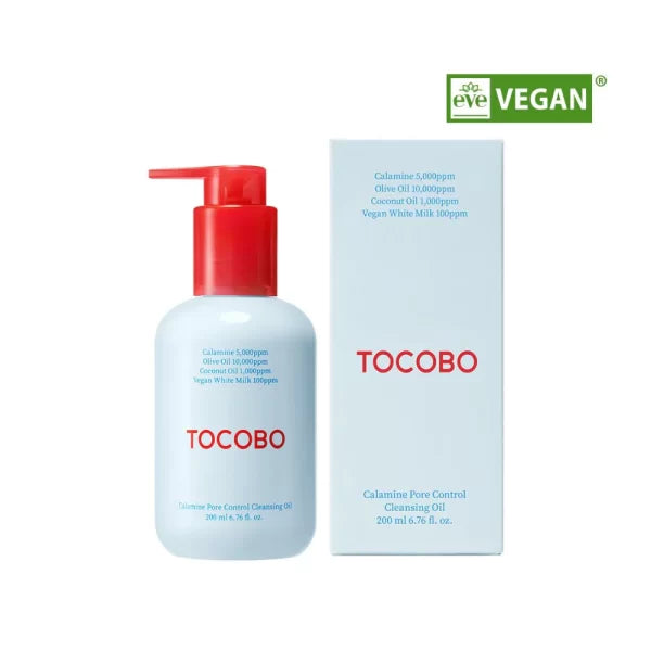 TOCOBO - Calamine Pore Control Cleansing Oil | 200ml | Aceite limpiador purificante y equilibrante