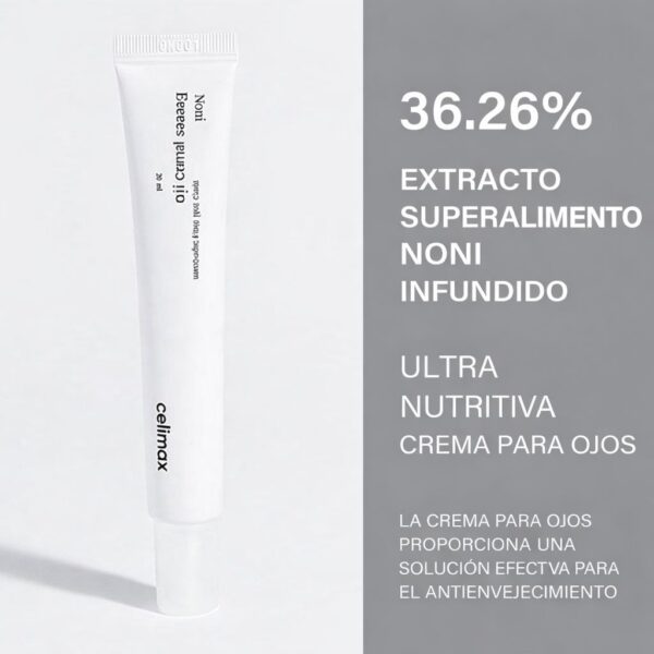 CELIMAX – The Real Noni Ultimate Eye Cream 20 ml – Crema Contorno de Ojos Hidratante y Reafirmante