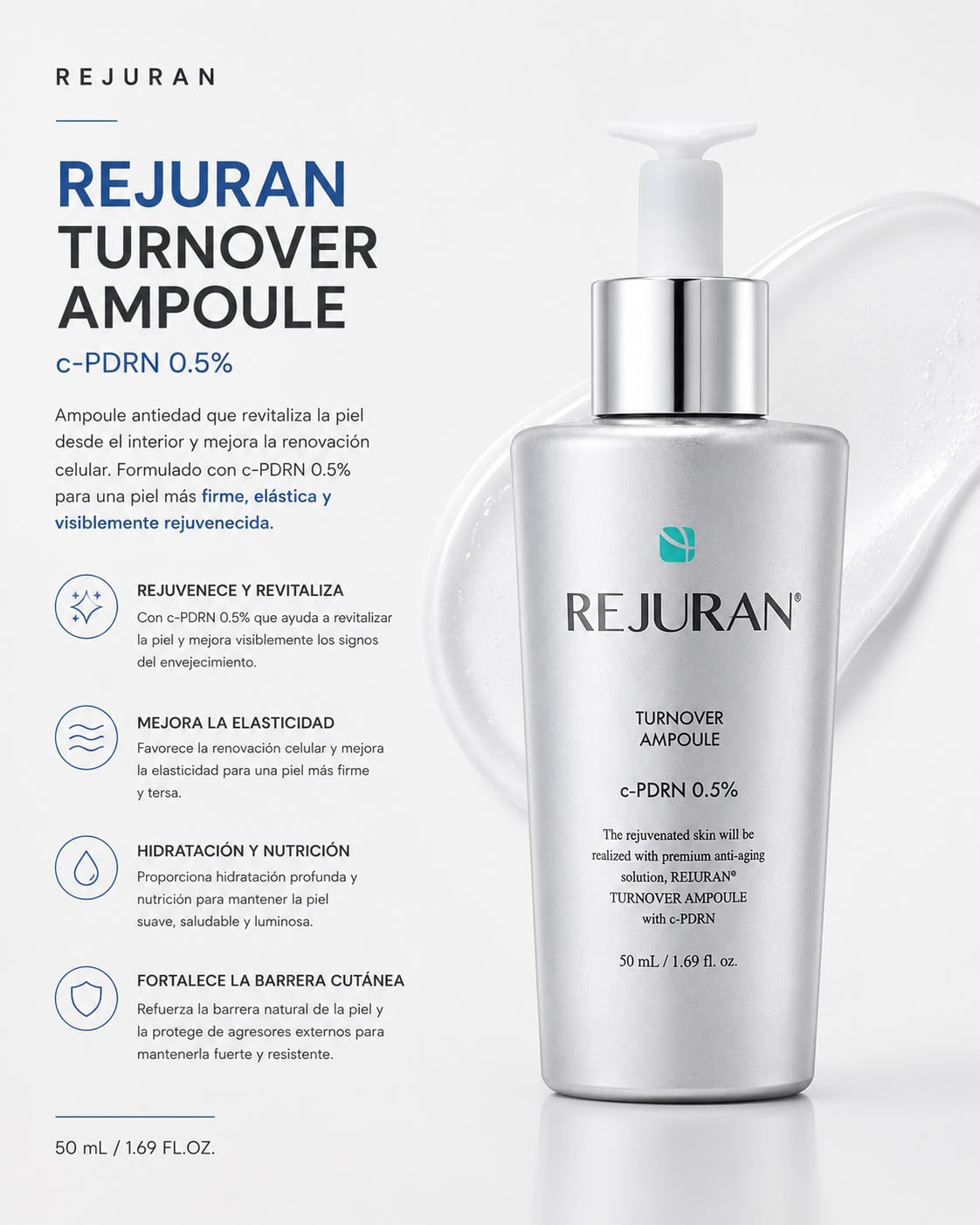 REJURAN – Turnover Ampoule 30 ml – Ampoule Regeneradora y Reparadora