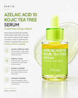 PURITO SEOUL – Azelaic 10 Kojic Azulene Serum 30 ml – Sérum Antimanchas y Calmante