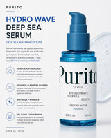 PURITO SEOUL – Hydro Wave Deep Sea Serum 60 ml – Sérum Hidratante de Agua Marina Profunda