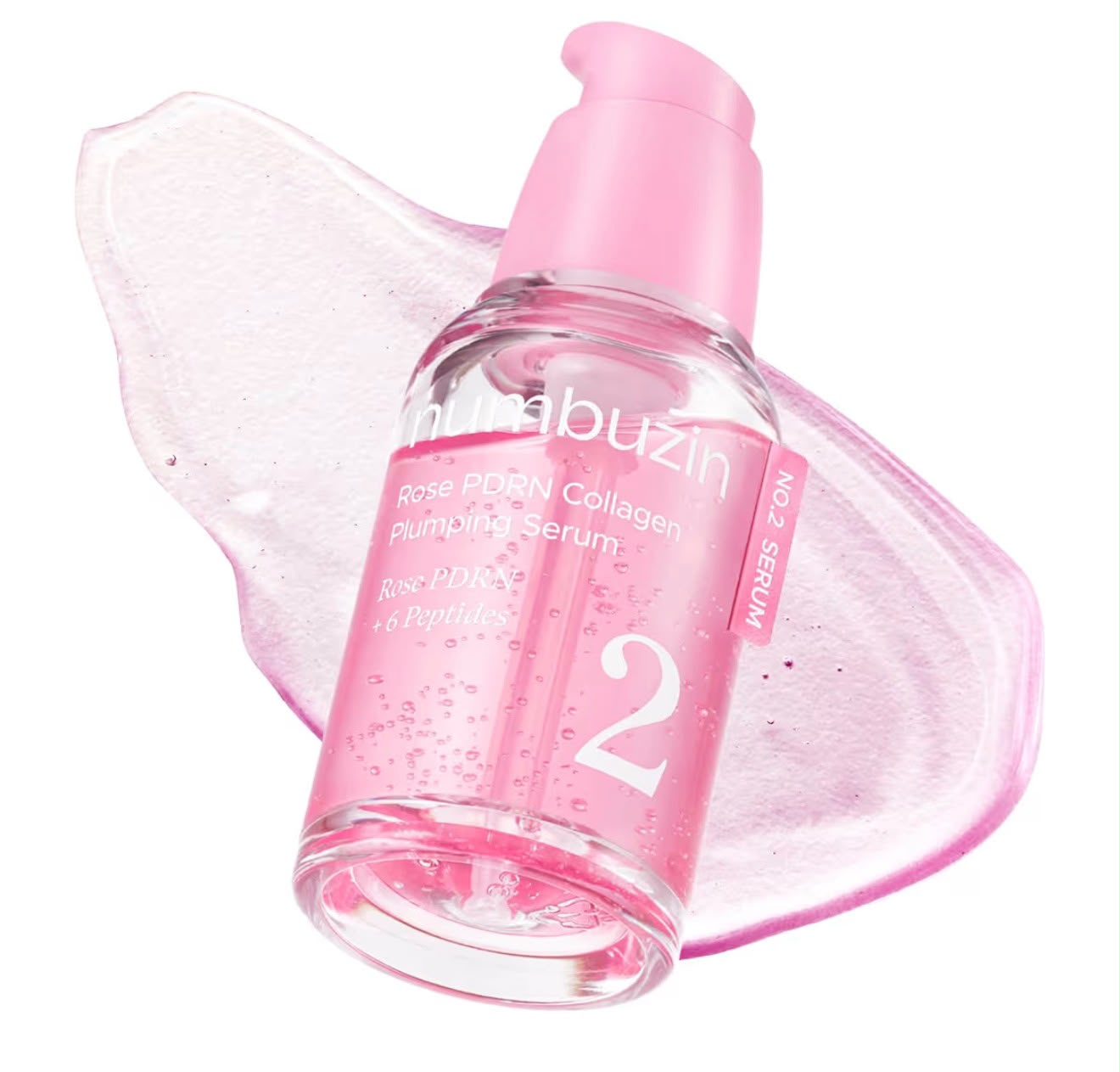 NUMBUZIN – No.2 Rose PDRN Plumping Serum 30 ml – Sérum Reafirmante e Hidratante