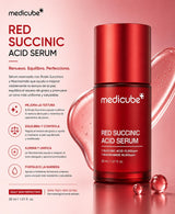 MEDICUBE – Red Succinic Clarifying Serum 30 ml – Sérum Antiacné y Control de Grasa